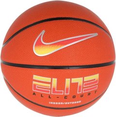 М'яч баскетбольний Nike Elite All Court 8P 2.0 Deflated N.100.4088.820.07 ціна