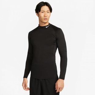Чоловічий лонгслів NIKE M NP Dri-FIT TIGHT LS MOCK FB7908-010 ціна