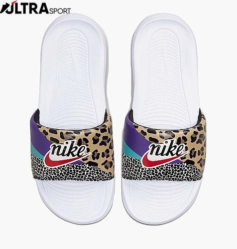 Шльопанці жіночі Nike Victori One Slide Print White CN9676-104 ціна