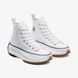 Кеды Converse Run Star Hike Hi White / Black / Gum 166799C цена