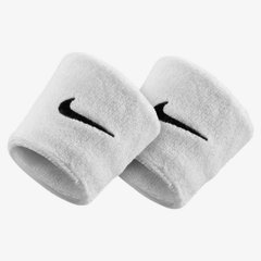 Напульсник Nike Swoosh Wristbands White/Black N.NN.04.101.OS цена