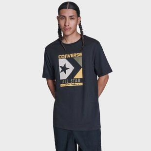 Мужская футболка CONVERSE TIMELESS BOXED CHEVRON CVM6T084-BLK цена