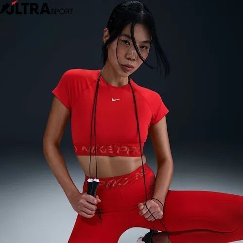 Женский топ NIKE W NP Dri-FIT SS CROP TOP TT GX HM6369-657 цена