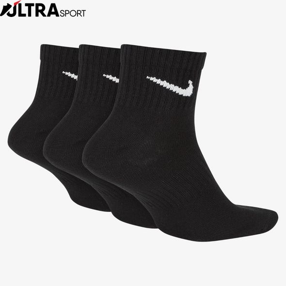 Шкарпетки Nike U Nk Everyday Ltwt Ankle 3Pr SX7677-010 ціна