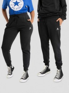 Брюки Converse Classic Fit Wearers Left Star Chev Emb Fleece Pant Ft 10023873-001 цена