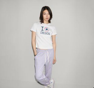 Женская футболка Converse I LOVE CHUCK CVW6T540-WHT цена