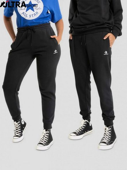 Брюки Converse Classic Fit Wearers Left Star Chev Emb Fleece Pant Ft 10023873-001 цена