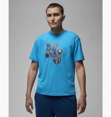 Футболка жіноча Air Jordan Graphic Girlfriend T-Shirt Light Blue FB5195-446 ціна