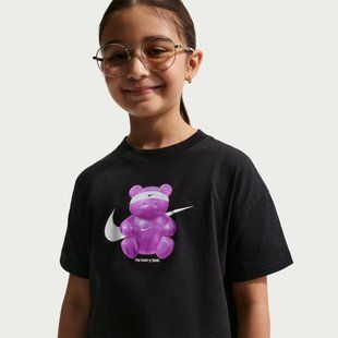 Детская футболка NIKE G NSW TEE OC BOXY BEAR IO8121-010 цена