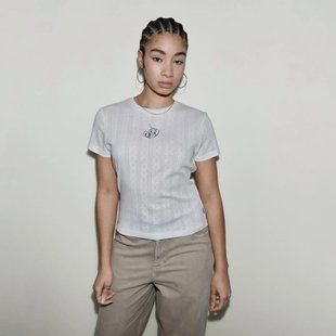 Женская футболка CONVERSE CVW6T338-WHT цена