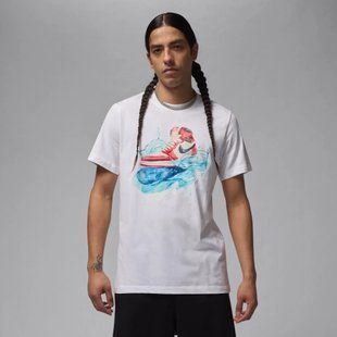 Мужская футболка JORDAN M J FLT ESS AJ1 SS CREW IB3355-100 цена