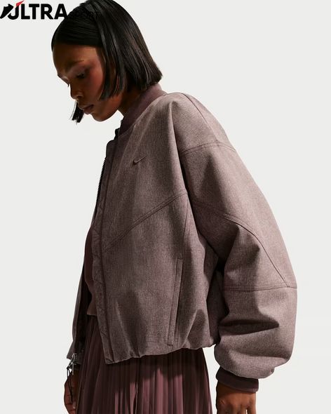 Бомбер жіночий Nike Sportswear Oversized IF0313-502 ціна