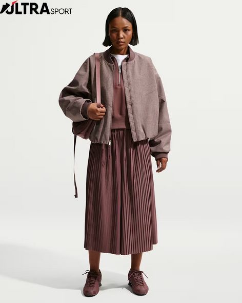 Бомбер жіночий Nike Sportswear Oversized IF0313-502 ціна