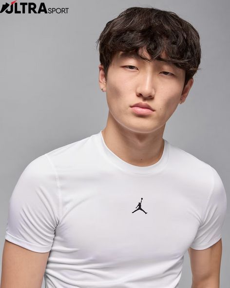 Футболка чоловіча Air Jordan Df Sprt Ss Comp HV4099-100 ціна