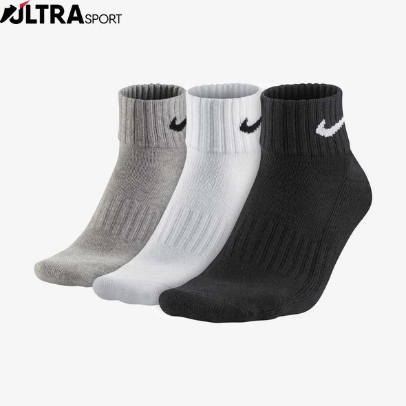 Шкарпетки Nike U Nk V Cush Ankle- 3P Value SX4926-901 ціна