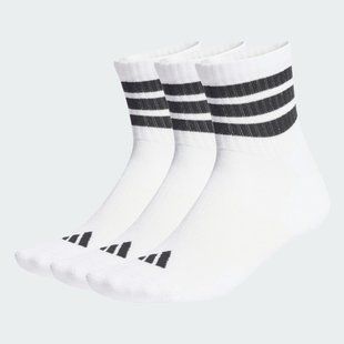 Три пари шкарпеток 3-Stripes Cushioned Sportswear Mid-Cut Performance JZ0529 ціна