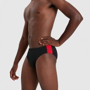 Чоловічі плавки Speedo Boom Logo Splice 7Cm Brief Am Black/Red 8-12824C728 ціна