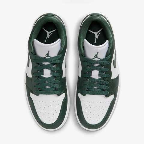 White and green store 1s