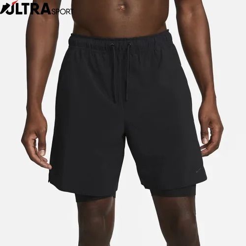 Шорти чоловічі NIKE M NK DF UNLIMITED WVN 7IN 2IN1 DV9334-010 ціна
