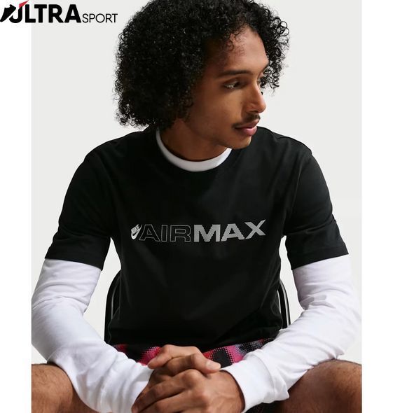 Чоловіча футболка NIKE M NSW AIR MAX SS IO1061-010 ціна