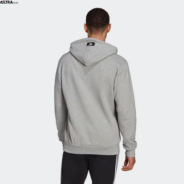 Чоловіче худі Adidas Sportswear Future Icons Logo Graphic Hoodie Grey H39802 ціна