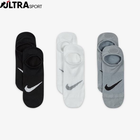 Шкарпетки Nike U Nk Everyday Plus Ltwt Footie SX5277-927 ціна