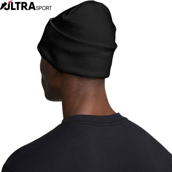Шапка унісекс Nike Peak Swoosh Beanie Black HF0187-010 ціна