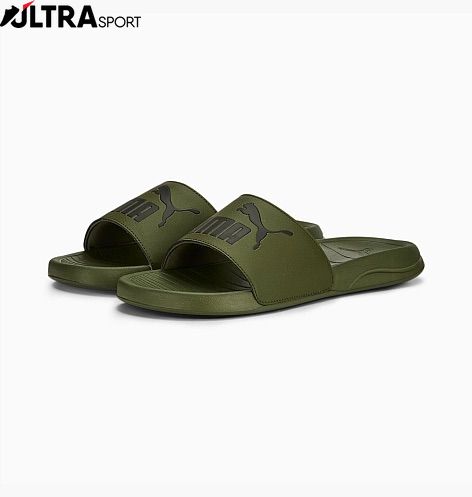 Шльопанці чоловічі Puma Popcat 20 Olive 372279-29 ціна