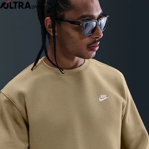 Мужская толстовка NIKE M NK CLUB BB CREW FN3886-297 цена