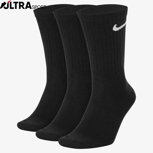 Шкарпетки Nike U Nk Everyday Ltwt Crew 3Pr SX7676-010 ціна