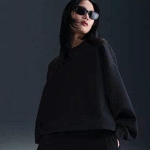 Женская толстовка NIKE W NK 24.7 Dri-FIT CREW SOFT KNIT HQ8193-010 цена