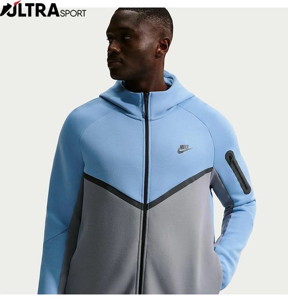 Мужская толстовка NIKE M NK TCH FLC FZ WR HOODIE HV0949-486 цена
