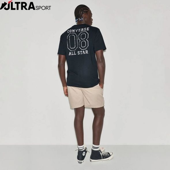 Мужская футболка CONVERSE T-SHIRT CVM6T327-BLK цена