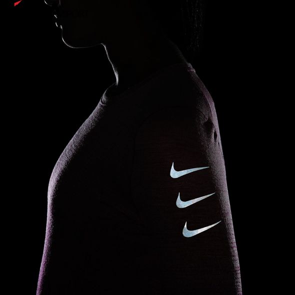 Футболка С Длинным Рукавом Nike W Dri-Fit Adv Run Dvn Ls Top DX0296-113 цена
