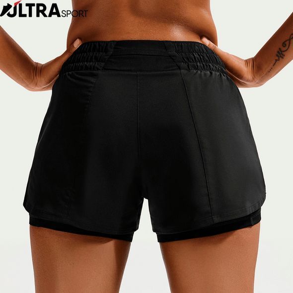 Женские шорты NIKE W NK ONE DF MR 3IN 2N1 DX6012-013 цена