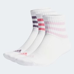 Три Пары Носков 3-Stripes Cushioned Sportswear Mid-Cut Performance IJ8263 цена