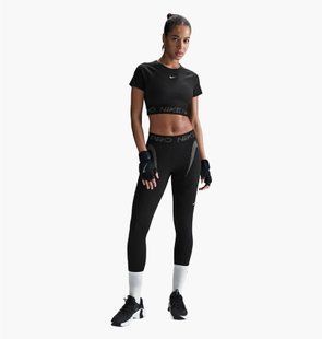 Топ женский Nike Np Dri-Fit Ss Crop Top Tt Gx HM6369-010 цена