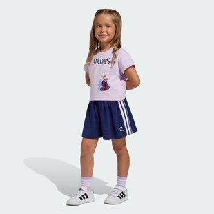 Комплект детский: футболка и шорты ADIDAS DISNEY FROZEN Sportswear JZ3578 цена