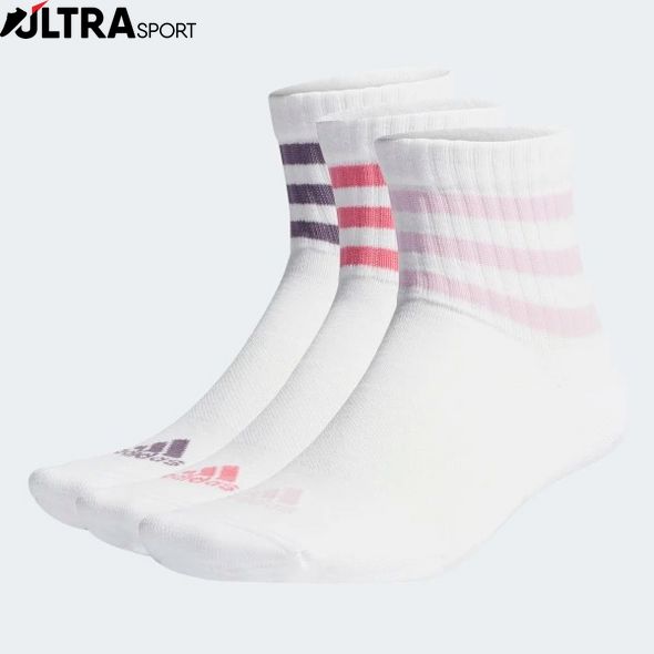 Три Пари Шкарпеток 3-Stripes Cushioned Sportswear Mid-Cut Performance IJ8263 ціна