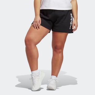 Шорти Adidas Essentials Linear French Terry Shorts (Plus Size) Black Ib8758 IB8758 ціна