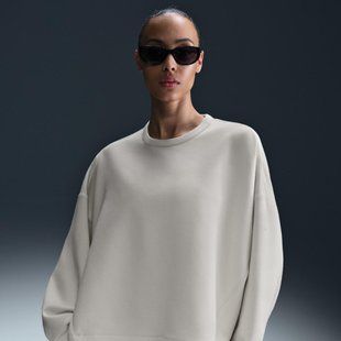 Женская толстовка NIKE W NK 24.7 Dri-FIT CREW SOFT KNIT HQ8193-104 цена
