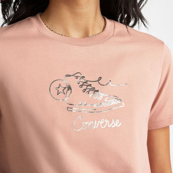 Футболка Converse Seasonal Sneaker Inspo Ss Tee 10024537-296 ціна