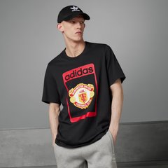Футболка Adidas Originals Manchester United Graphic Tee Black IP5551 ціна