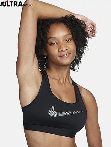 Жіночий топ Nike W Dri-Fit Swsh Pded Hbr Bra FB4124-010 ціна