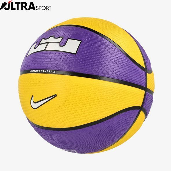 М'Яч Баскетбольний Nike Playground 2.0 8P L James Deflated Court Purple/Amarillo/Black/White 07 N.100.4372.575.07 ціна